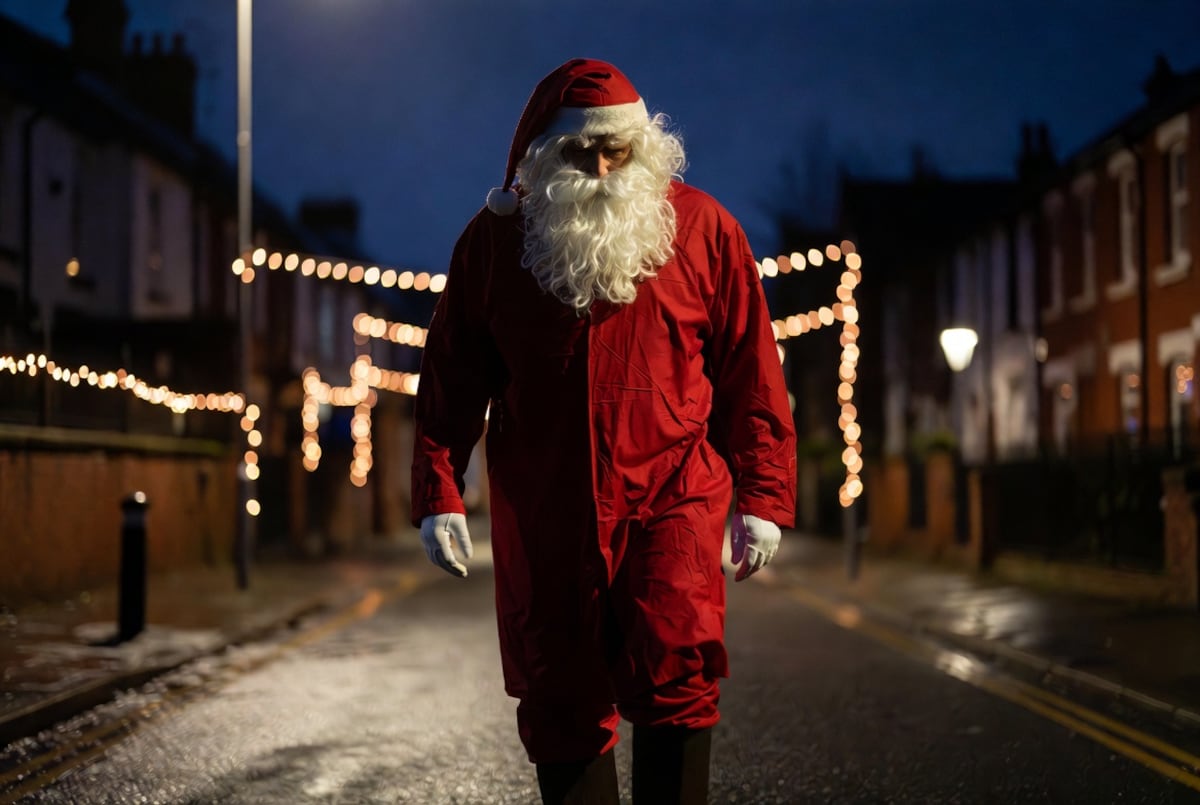 ¿Quién es? Se puso el traje rojo… y nadie sabía que era un crack