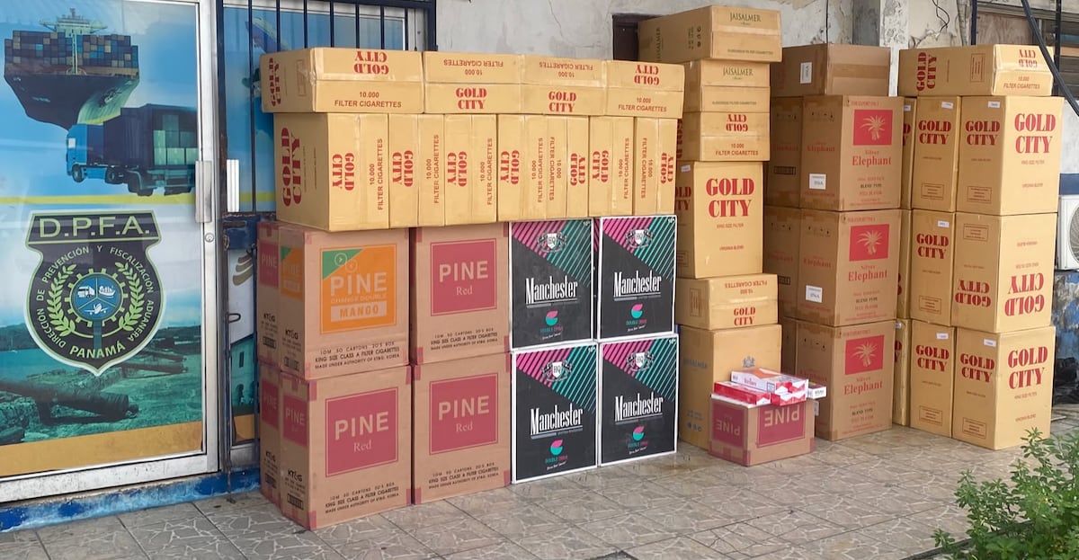 Incautan gran cantidad de cigarrillos en un panel cerca de San Judas, Colón