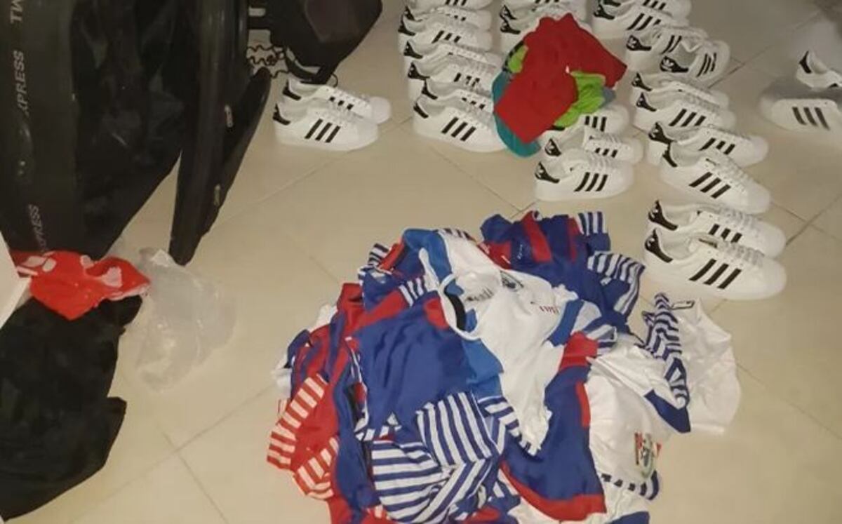 Detienen a venezolanos que tenían hasta camisetas falsificadas de la selección