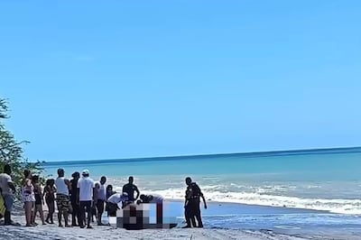 ¡Desgarrador! Mujer embarazada y su tío fallecen por ahogamiento en la playa Juan Hombrón