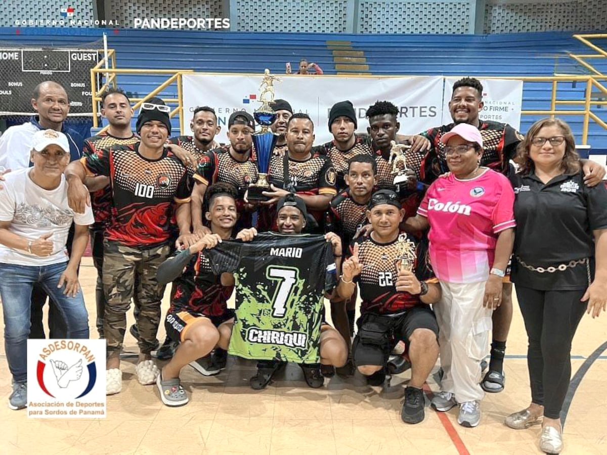 Chiriquí brilla en los V Juegos Nacionales de Deportes para Sordos 