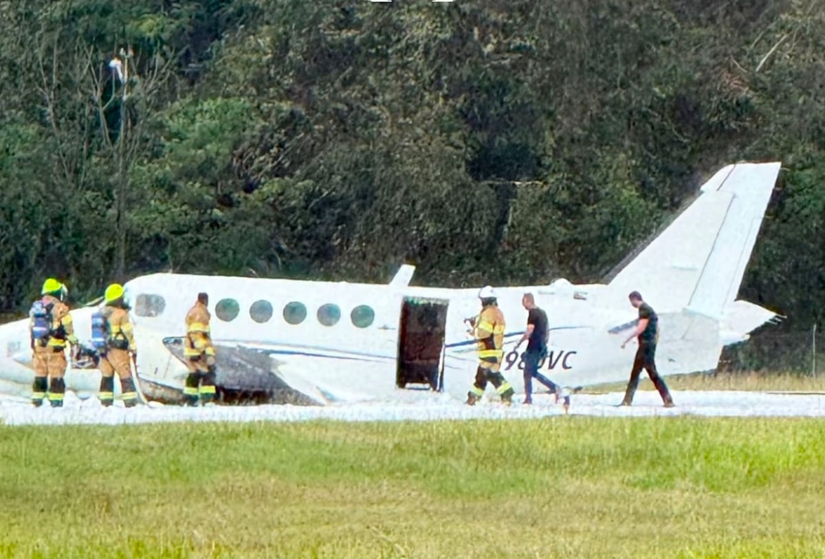 Avión hace aterrizaje forzoso en Panamá Pacífico por falla eléctrica