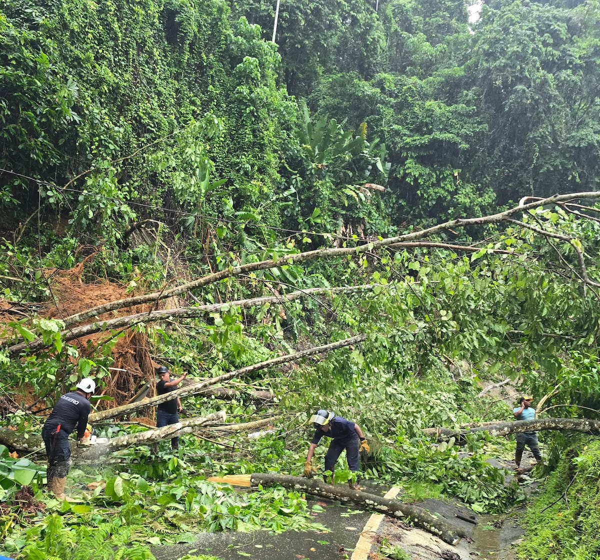 Lluvias afectaron Bonyic y El Silencio: MOP trabaja en el despeje de vías y drenajes