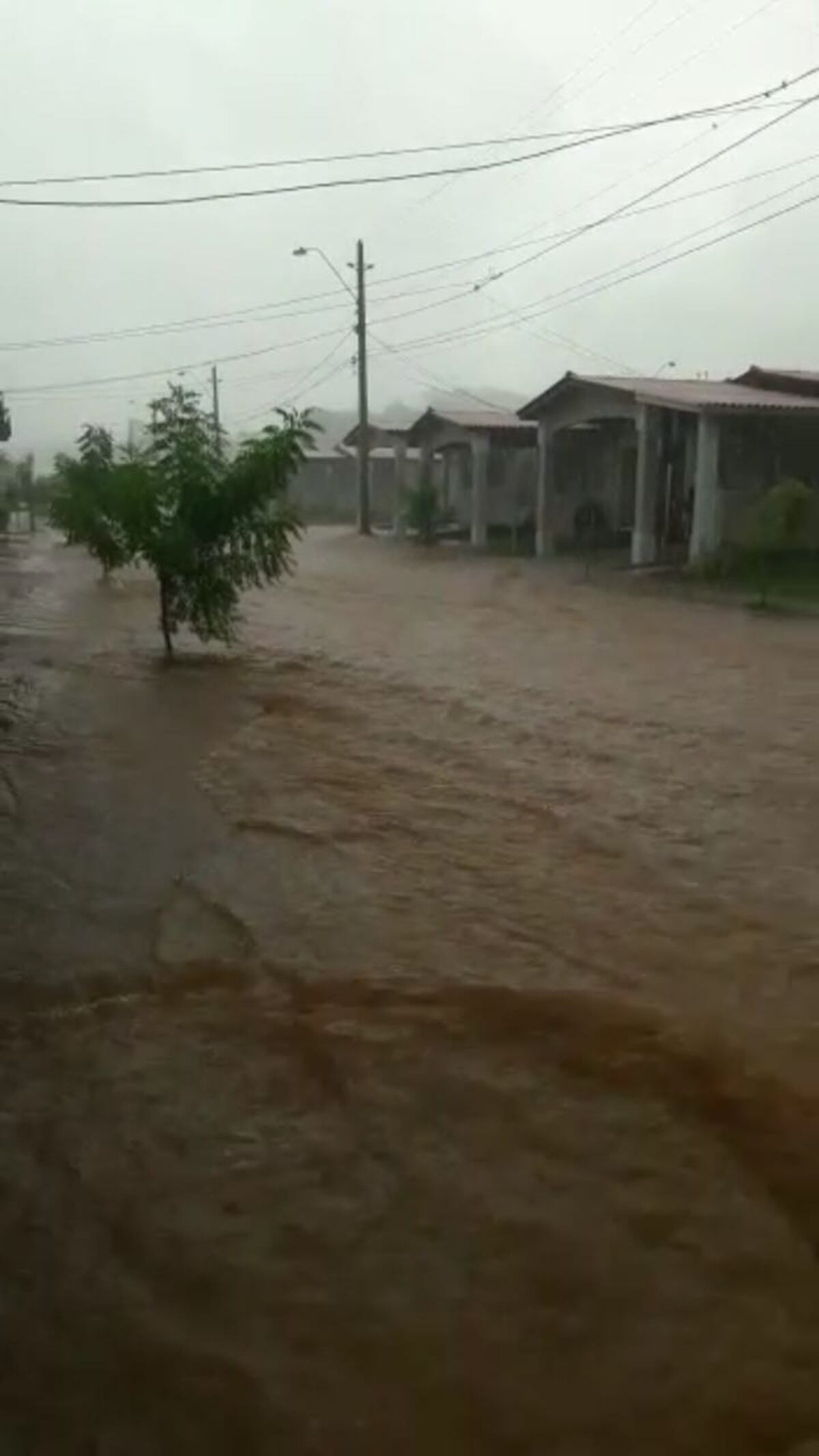 VIDEO| IMPRESIONANTE. Se inunda calle de Brisas y moradores tiemblan del miedo 