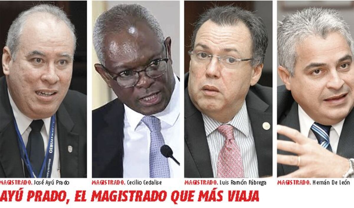 TURISMO JUDICIAL. En los primeros ocho meses han gastado más de 338 mil dólares