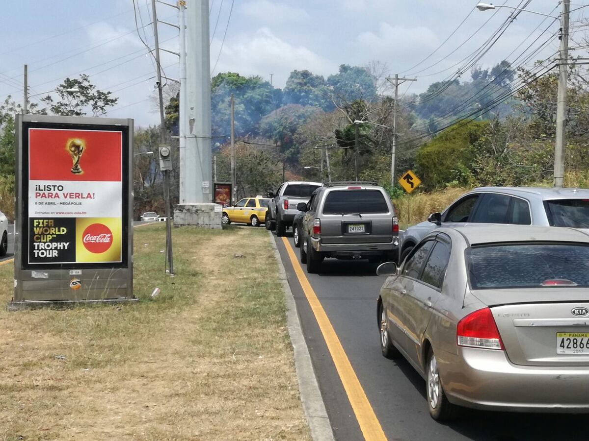 EN BRISAS. Se choca con un poste y causa incendio de masa vegetal