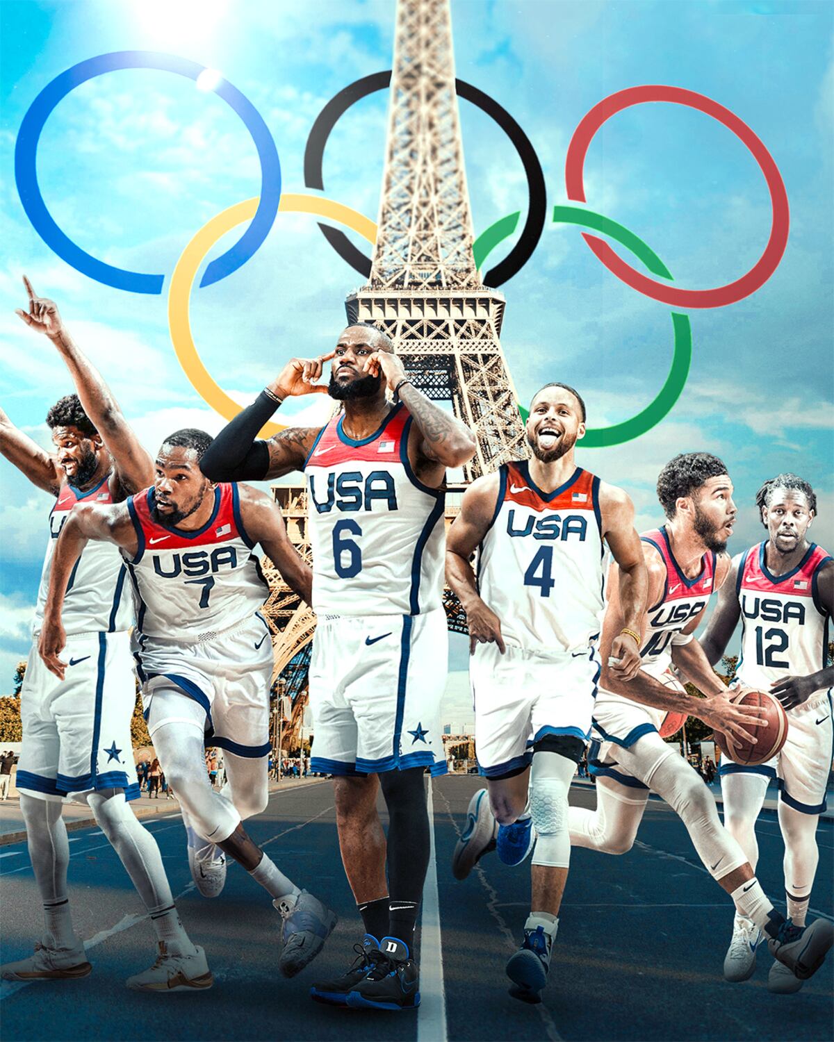 El Dream Team de Estados Unidos revela su escuadrón estelar para París 2024