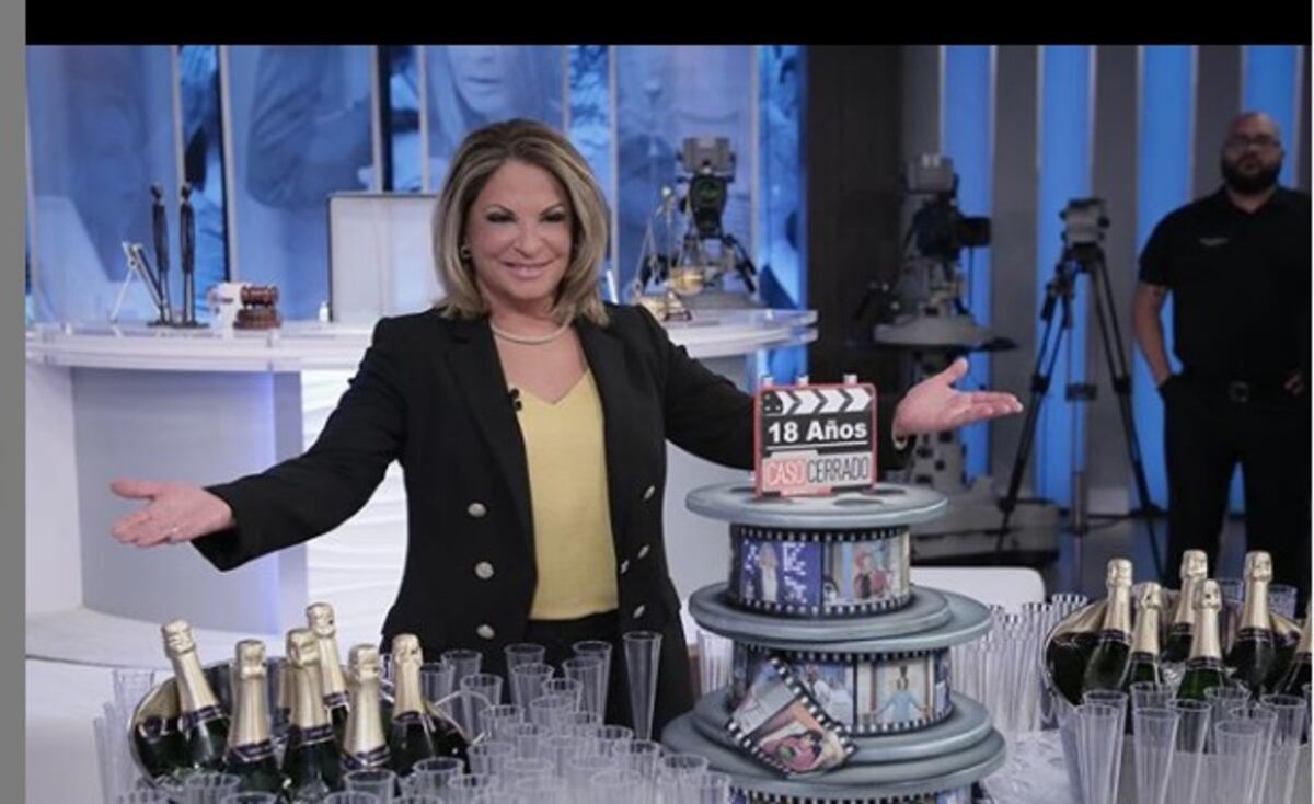 Caso Cerrado celebra 18 años al aire. Ana María Polo cumple 60 y se pronuncia. Chequee cómo celebró