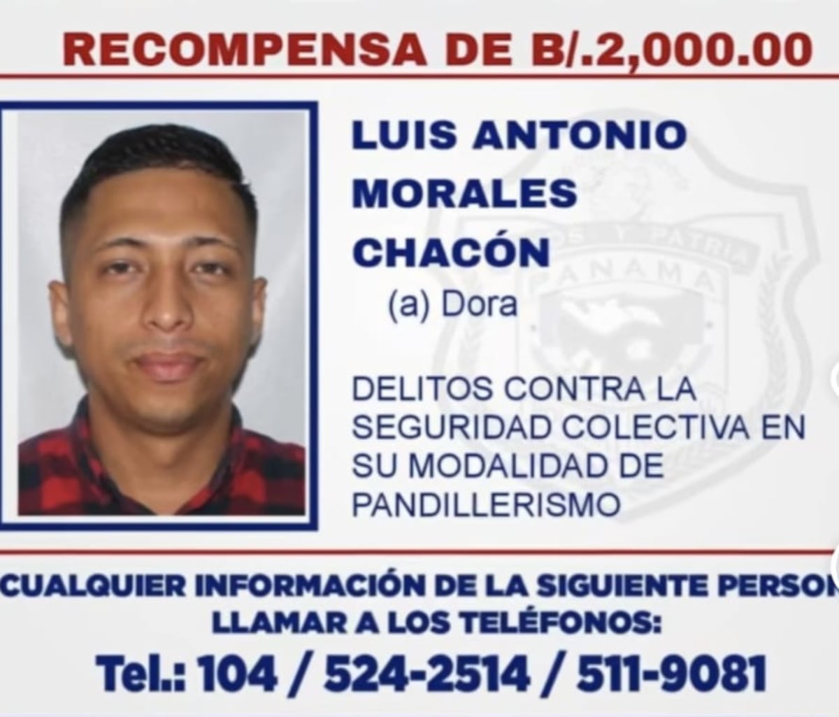 Buscado, con recompensa y sin escape: alias ‘Dora’ se entrega