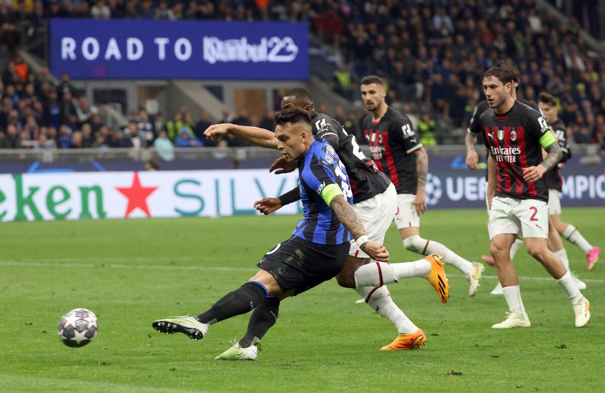 Lautaro anota un gol y se convierte en el verdugo del Milan