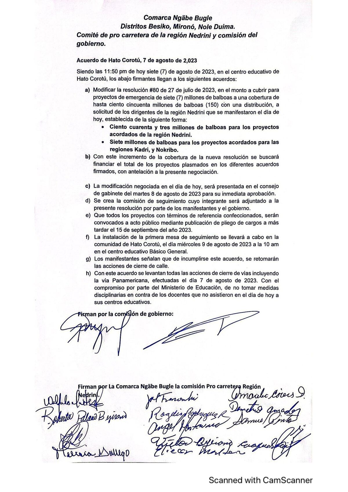 Grupos originarios y Gobierno logran acuerdo; la vía Interamericana fue reabierta 