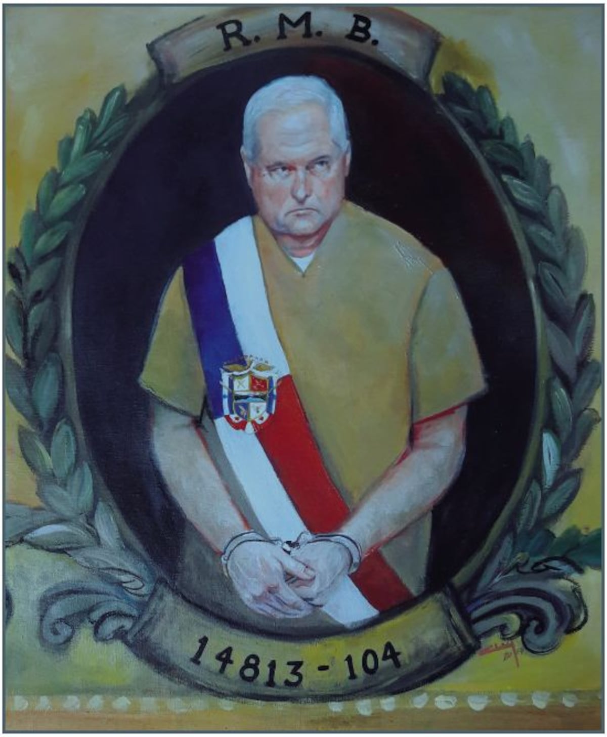 El retrato de Martinelli esposado que revolucionó las redes