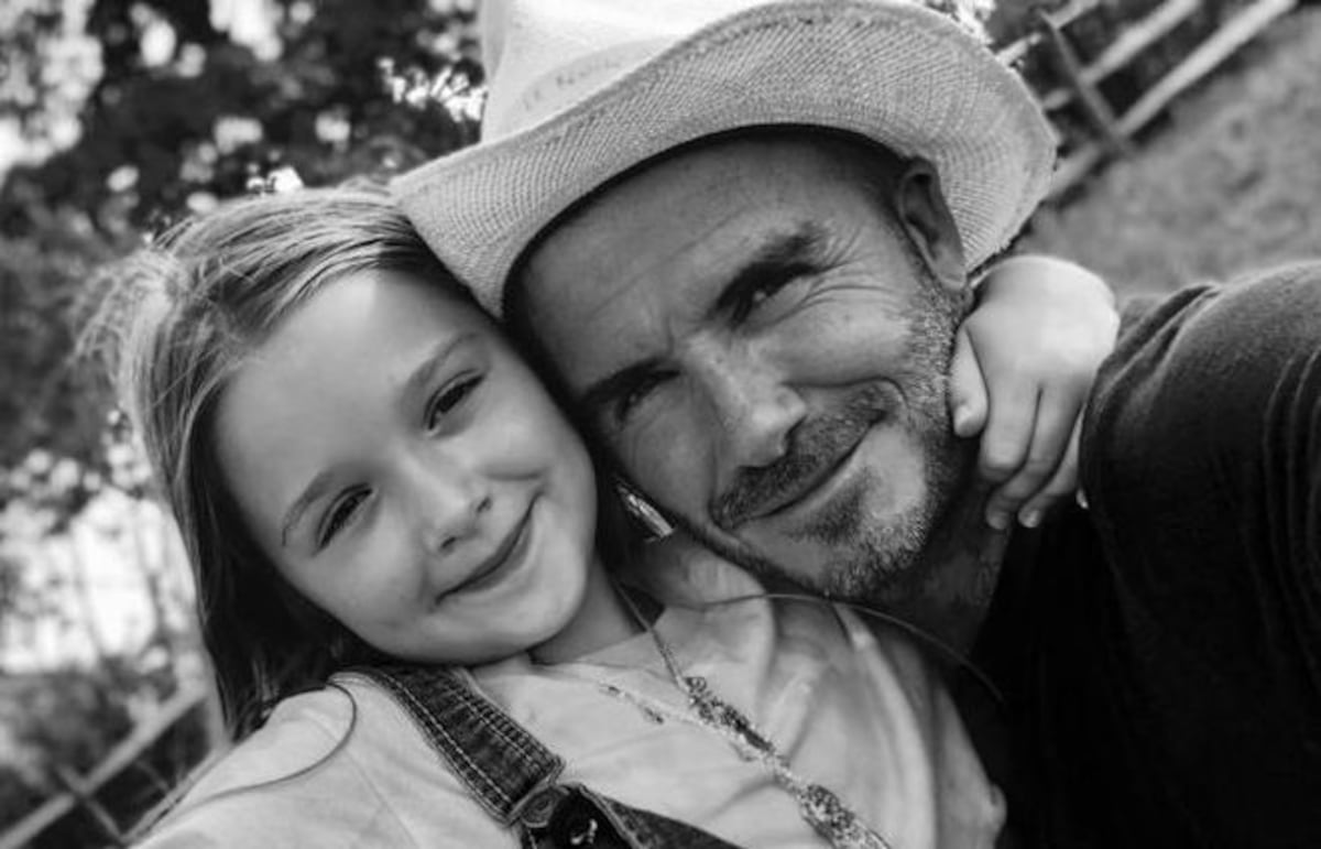 Critican a David Beckham por besar a su hija de esta manera 