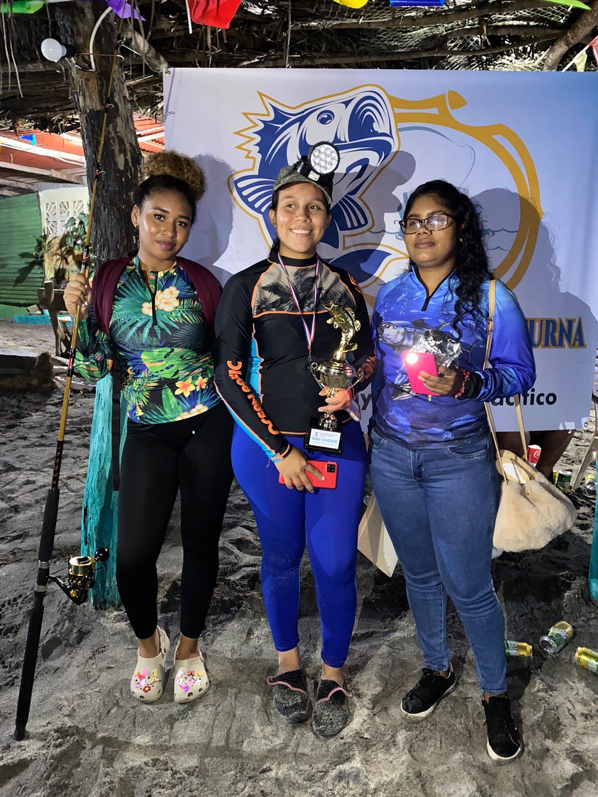 En La Ermita de San Carlos celebran séptimo torneo de pesca