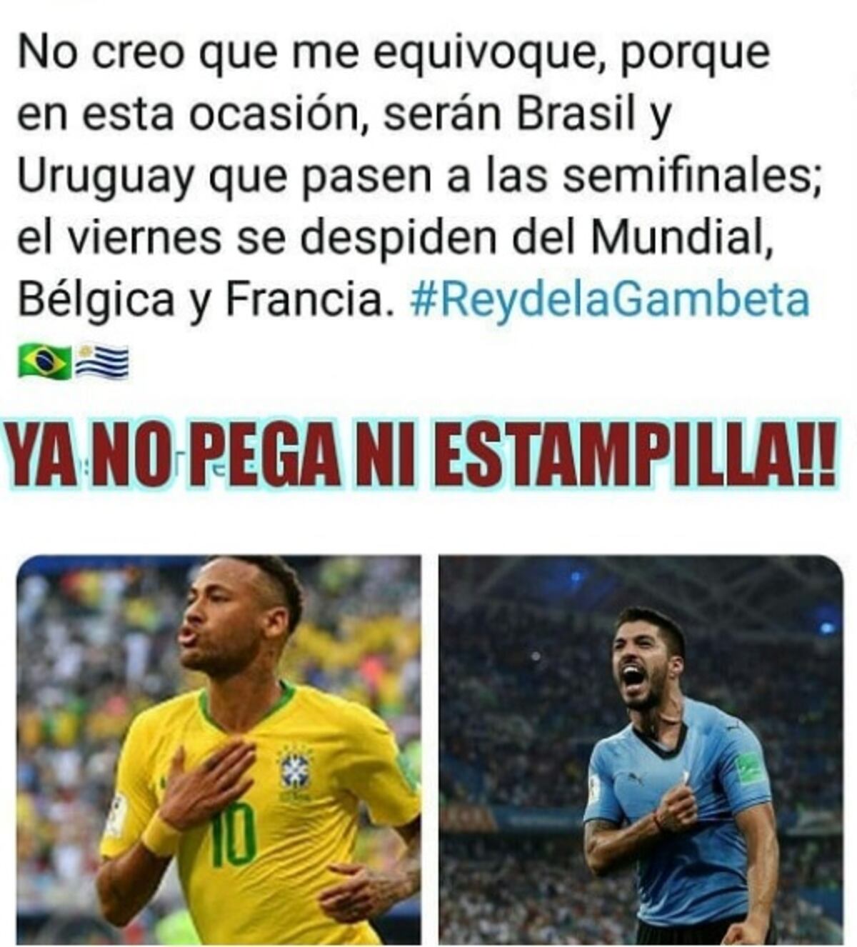 Presentador de Televisión se ha convertido en el 'saco de sal' del Mundial