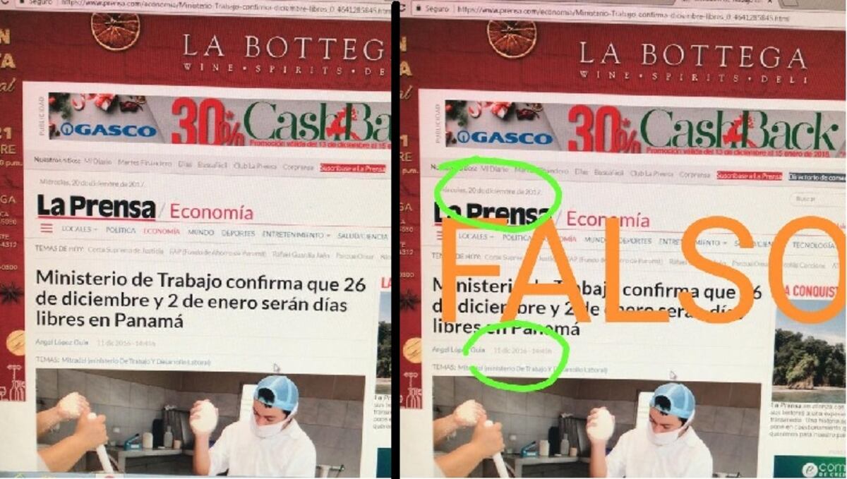 ¡ATENCIÓN! El 26 de diciembre y el 2 de enero no serán libres aclara Mitradel