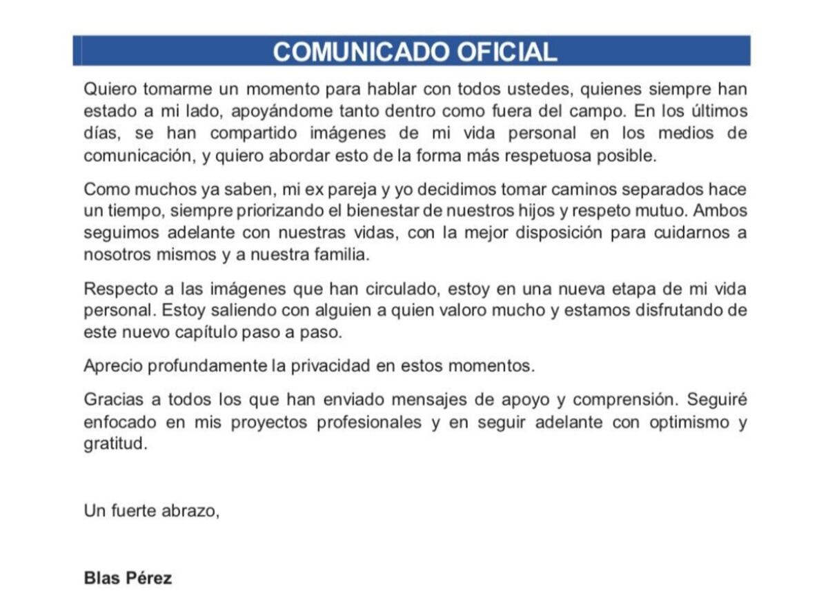 Escándalo en el mundo del fútbol: Blas ‘El Ratón’ Pérez responde a rumores de infidelidad