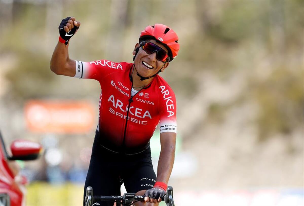 Nairo Quintana retoma entrenamientos luego de ser arrollado por un vehículo