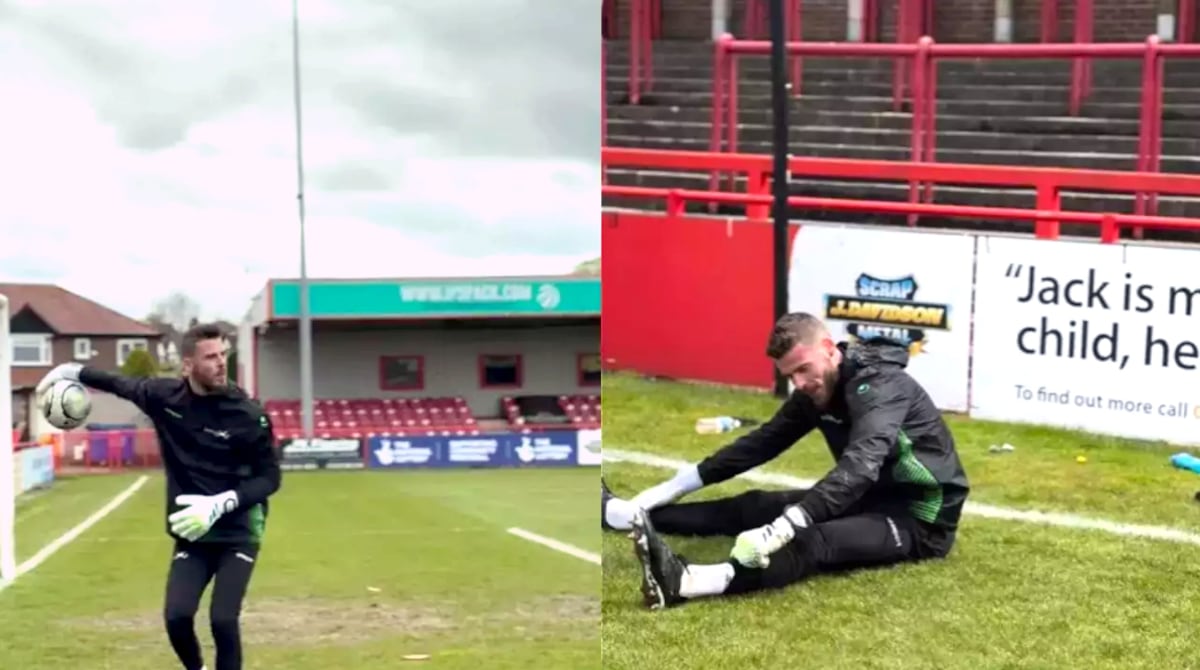Del glamour al trabajo duro, David De Gea entrena con equipo de quinta categoría en Inglaterra