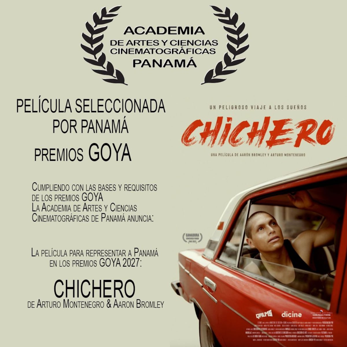 ¡Panamá se mete en la pelea! ‘Chichero’ va rumbo a los Óscar y los Goya
