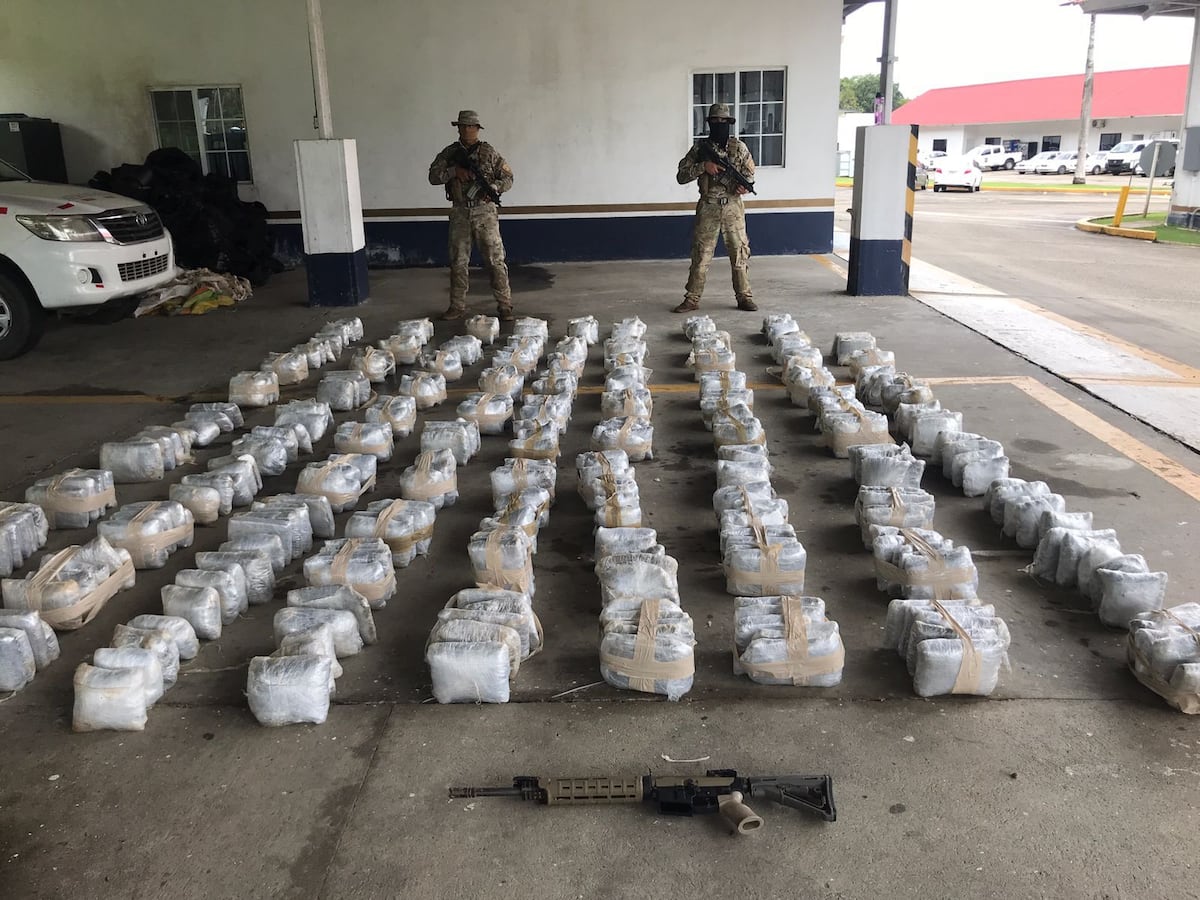 Panameño custodiaba droga con un fusil  en Vacamonte y es detenido por unidades del Senan