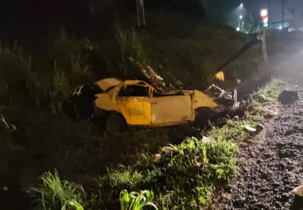 Accidente mortal: taxista muere tras intento de buscar ayuda en La Chorrera
