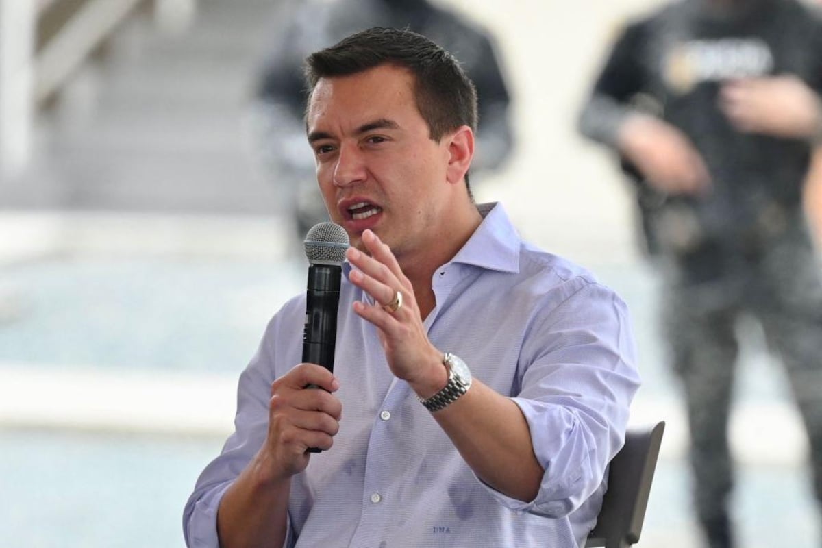 Noboa afirma que no está cansado y se reafirma en seguir su ‘guerra’ al crimen en Ecuador
