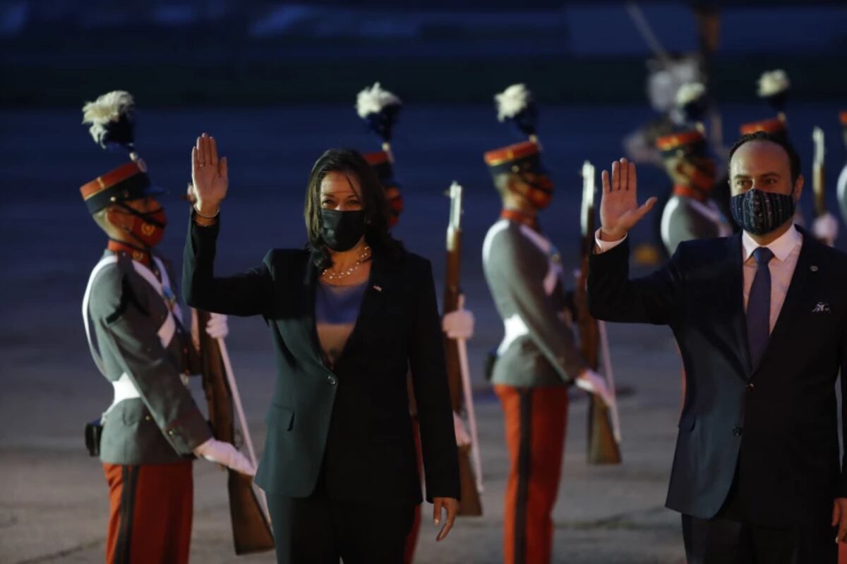 Kamala Harris está en Guatemala donde realizará su primera gira fuera de Estados Unidos 