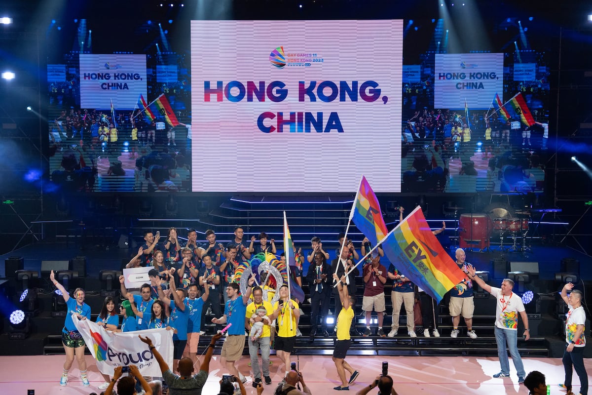Hong Kong enciende la llama olímpica de los primeros Juegos LGTBQ+ de Asia