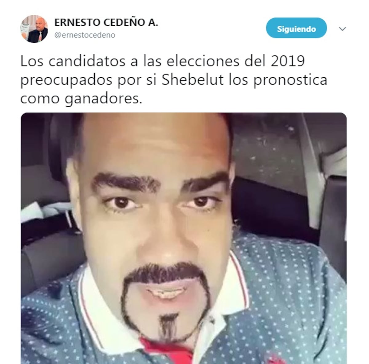 Candidatos preocupados, Shebelut podría dar su pronóstico sobre elecciones