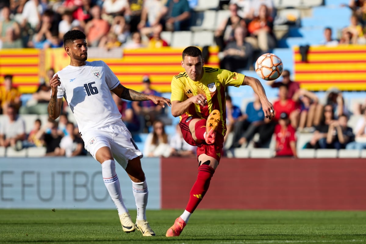Fútbol: Panamá y Cataluña igualan en un partido de muchos goles