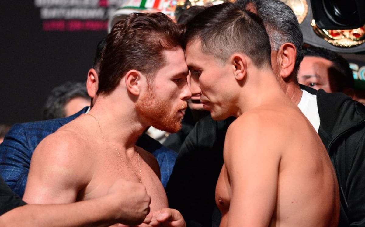 Las mejores fotos del pesaje de Canelo Álvarez y Gennady Golovkin