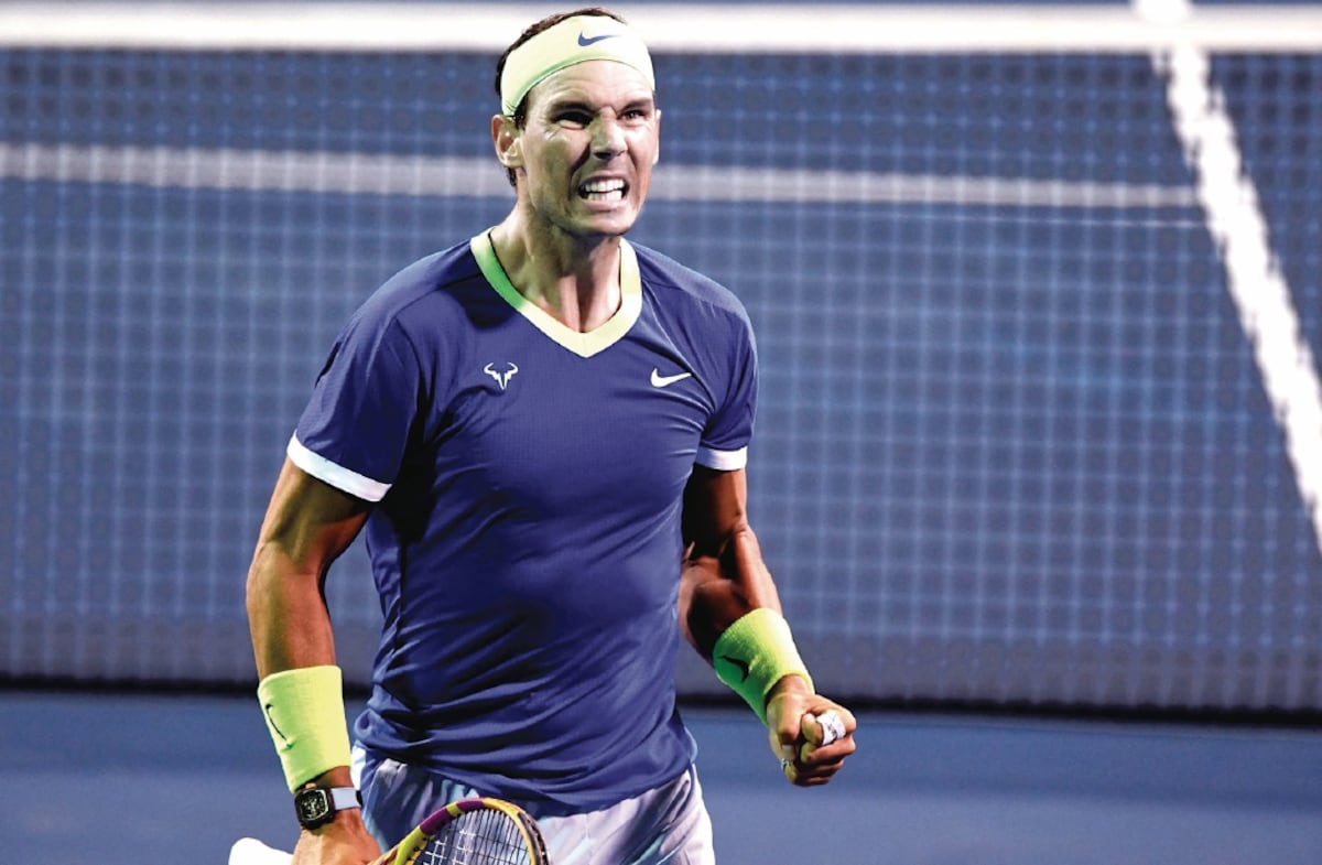 El español Rafael Nadal juega al golf en Mallorca antes de reaparecer en Abu Dabi