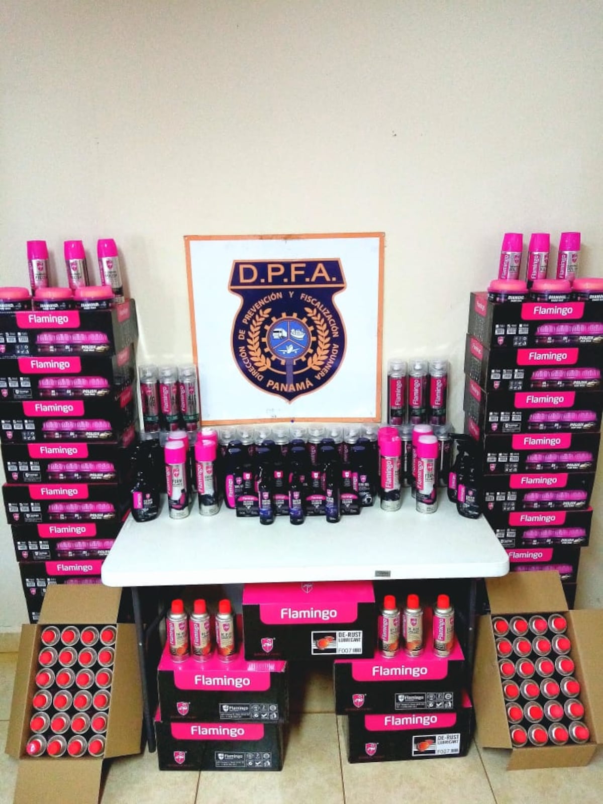 Aduana incauta entre cigarrillos de contrabando y productos de limpieza