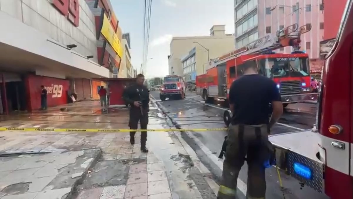 Incendio en supermercado de Calidonia
