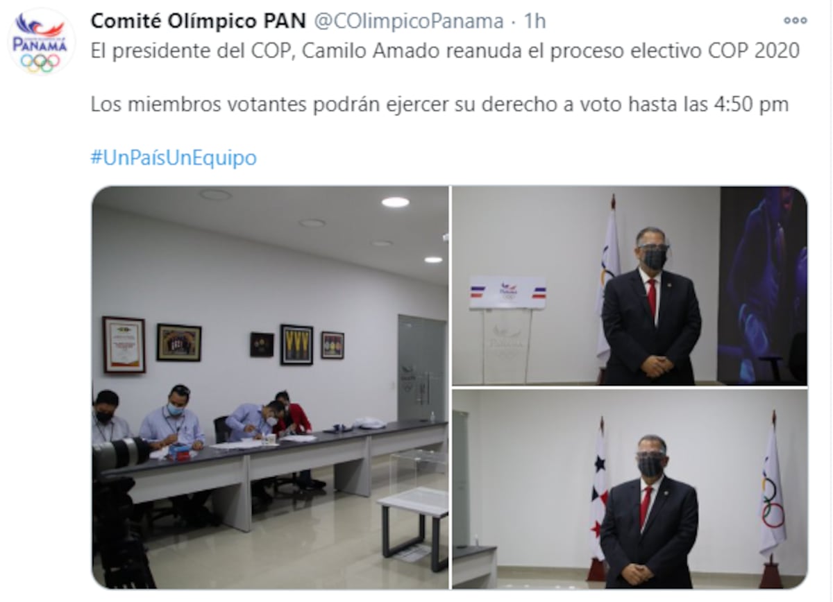Inician elecciones para nueva Junta Directiva del Comité Olímpico de Panamá