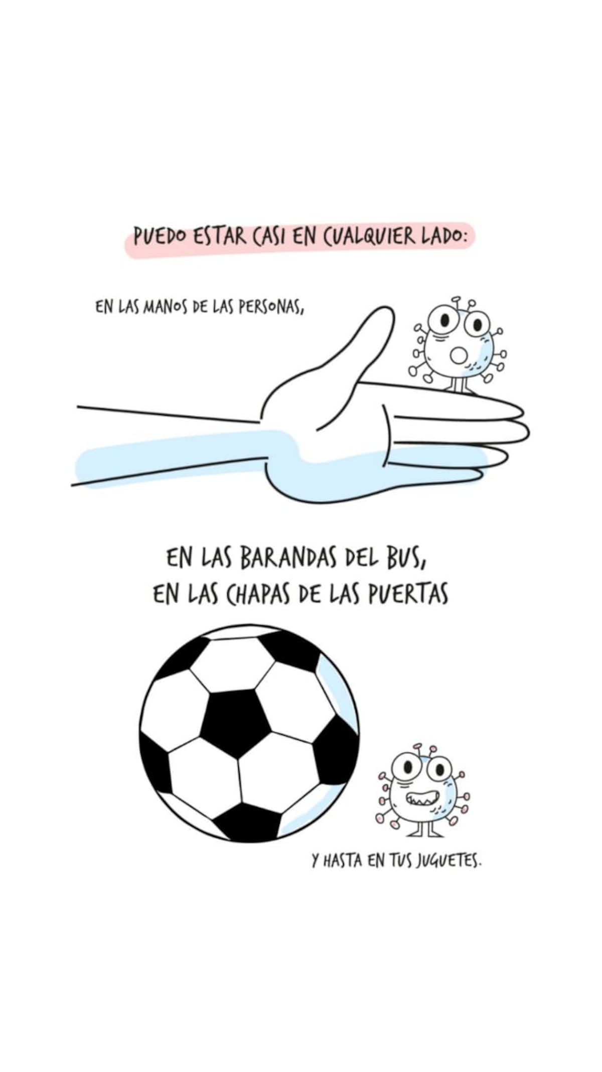 Prevención infantil: Las mejores ilustraciones para explicarle el coronavirus a los más pequeños