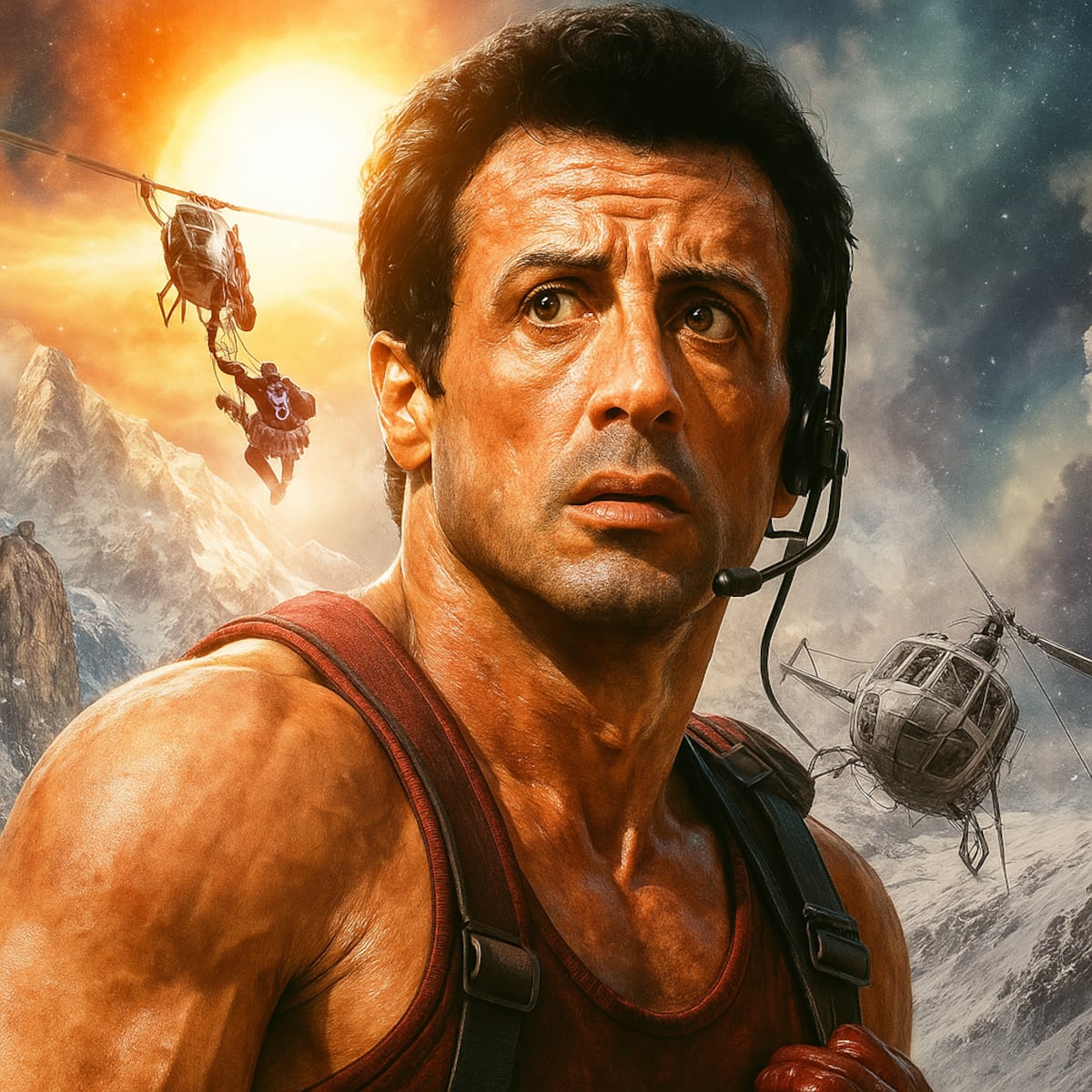 Ni Tom Cruise se atrevió: Sylvester Stallone y el récord Guinness de un millón por un salto