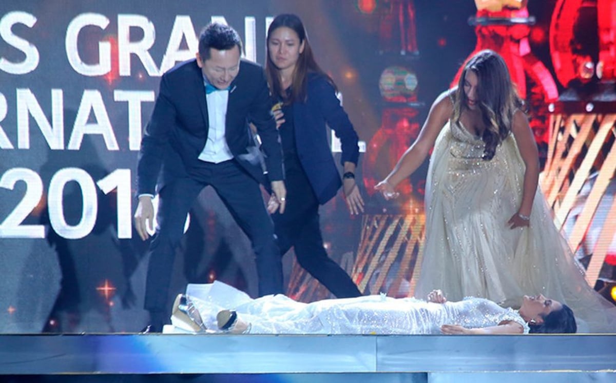 Miss Paraguay se desmaya al enterarse que es la ganadora de un concurso