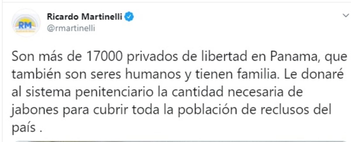 Fundación Motta dona medio millón de dólares y Martinelli reveló lo que donará contra el Covid-19