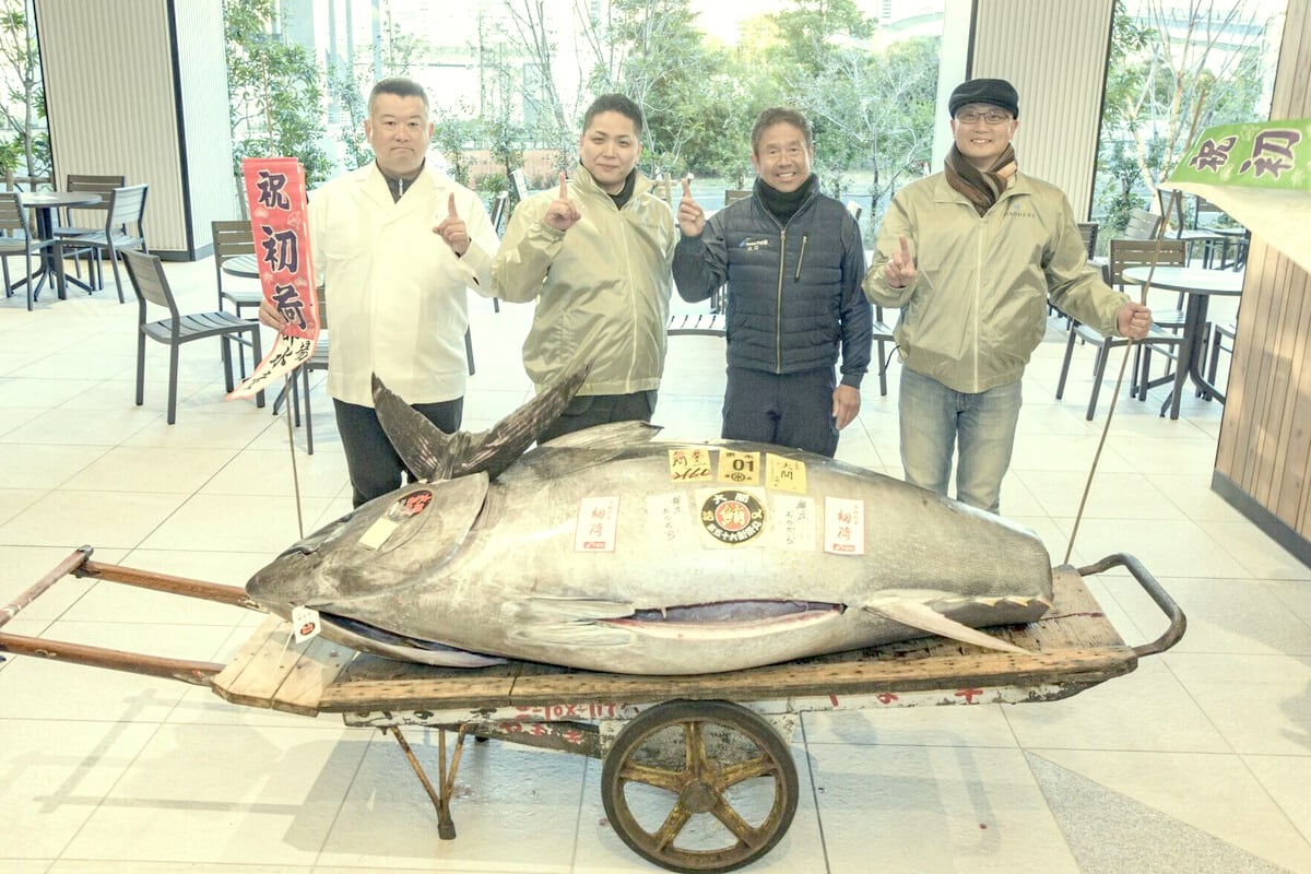 ¡Gordo como una vaca! La épica subasta del atún de Año Nuevo en Tokio, vendido por $1,3 millones en Japón
