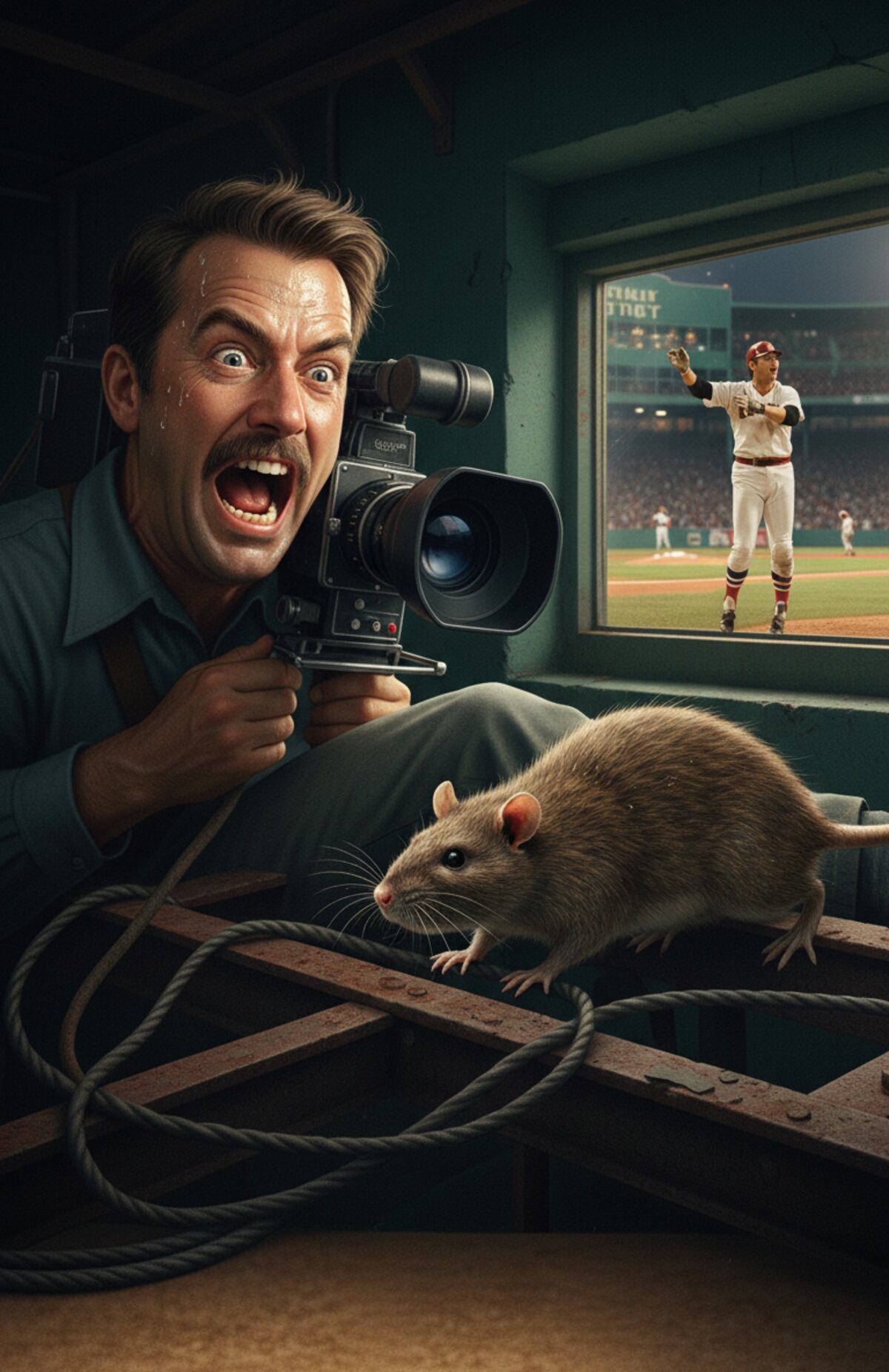 ¡Hace 50 años! La rata que en la Serie Mundial cambio la forma de ver béisbol por televisión