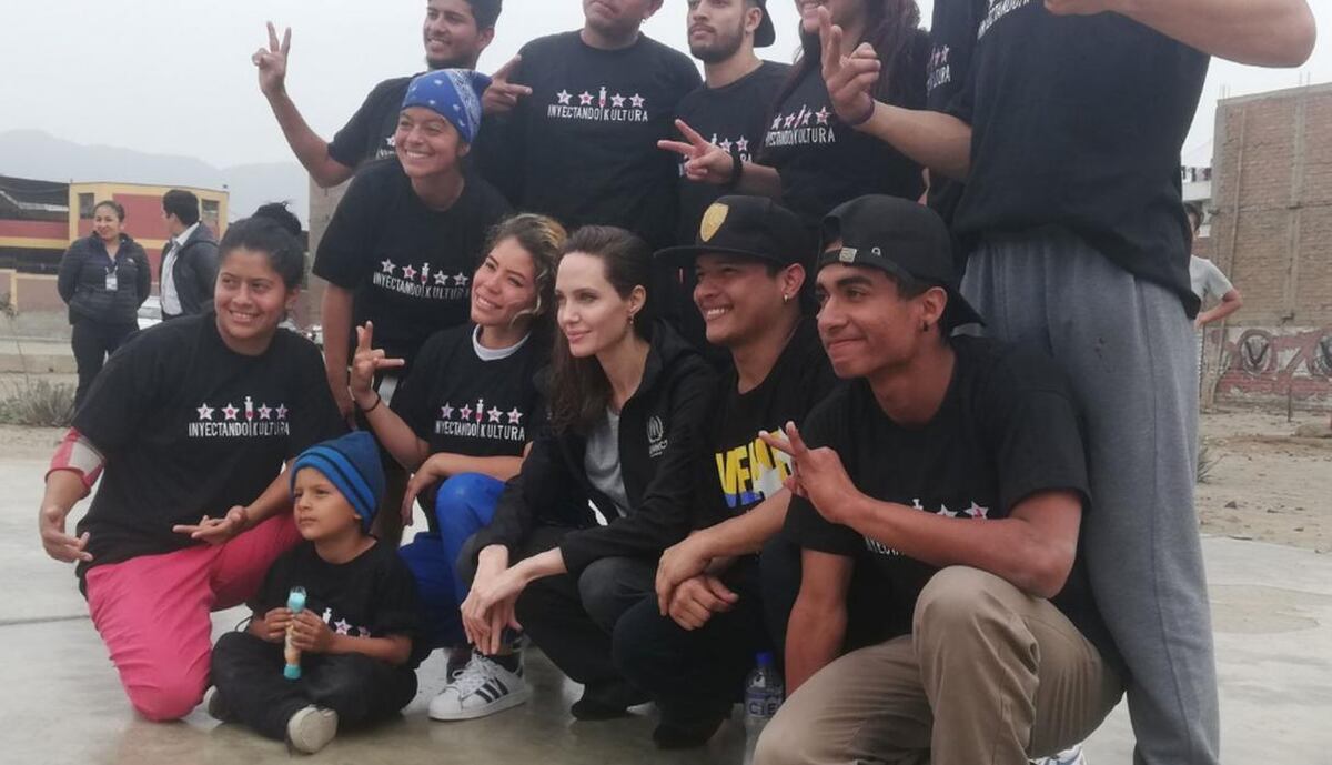 Angelina Jolie viaja hasta Perú preocupada por los refugiados venezolanos