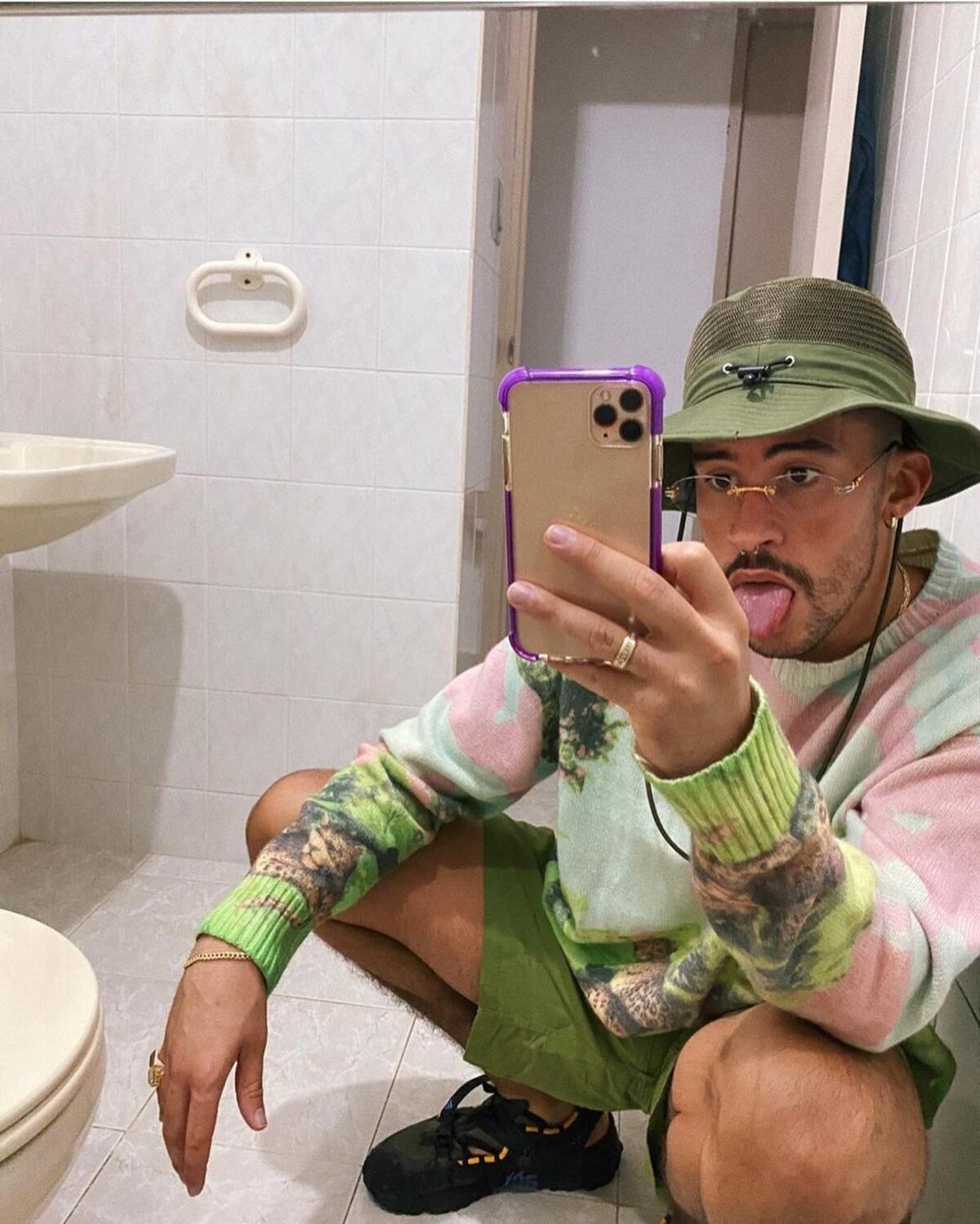 El trapero Bad Bunny, positivo por la covid-19