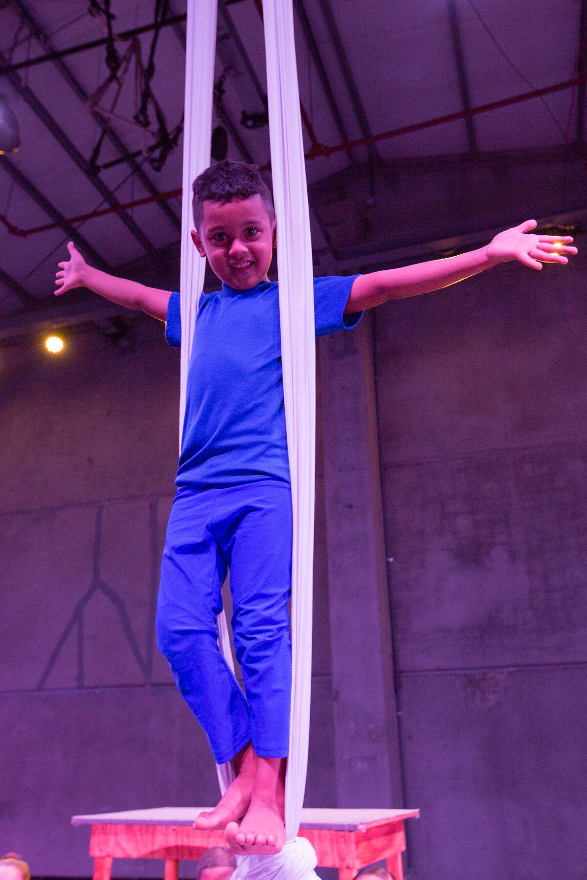 Del contacto a lo virtual. Así se las ingenian profesionales de la danza aérea para salir adelante en la pandemia +Fotos 