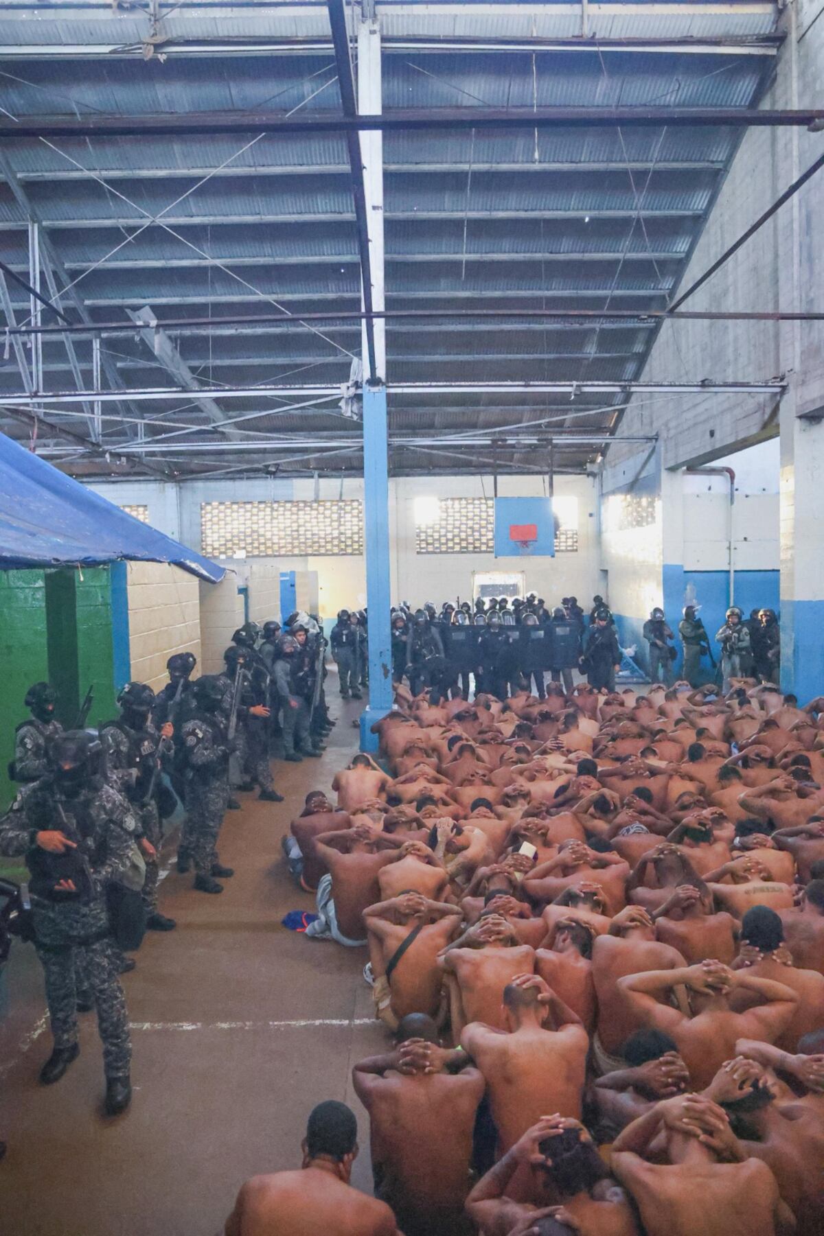 COLÓN | La ofensiva estilo ‘Bukele’ en Nueva Esperanza ponen bajo la lupa celdas y áreas comunes, mientras duras imágenes del operativo provocan comparaciones 