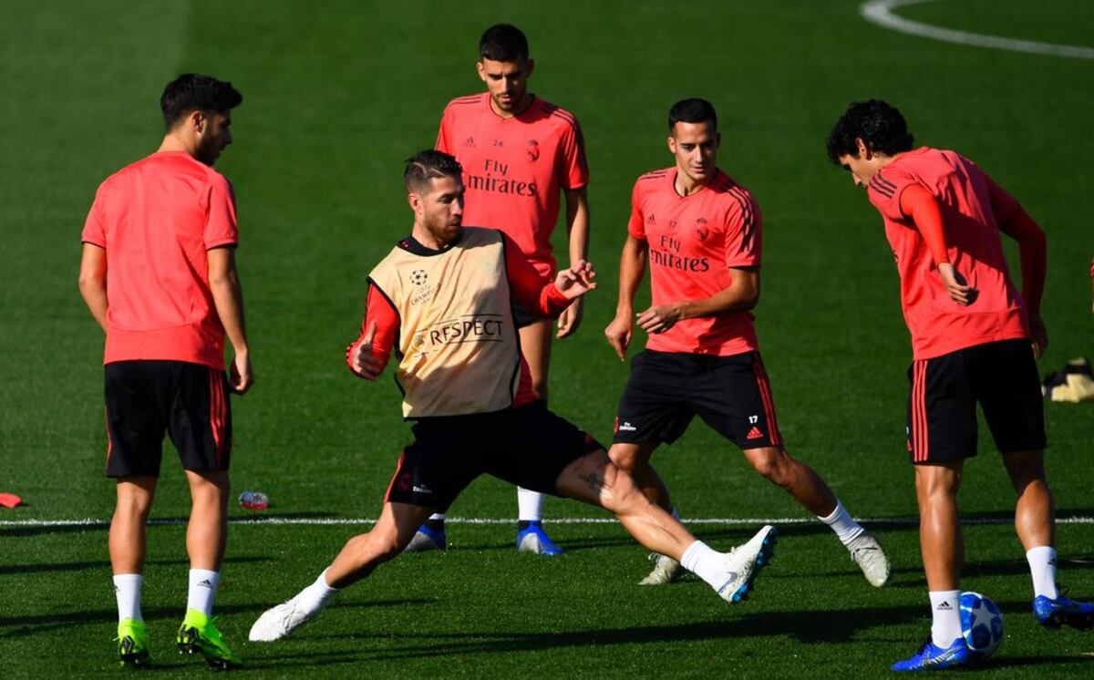 Sergio Ramos se raya y le mete un pelotazo a un compañero