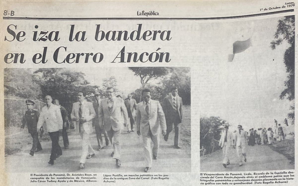 ¿Por qué hay una bandera en la cima del Cerro Ancón? 