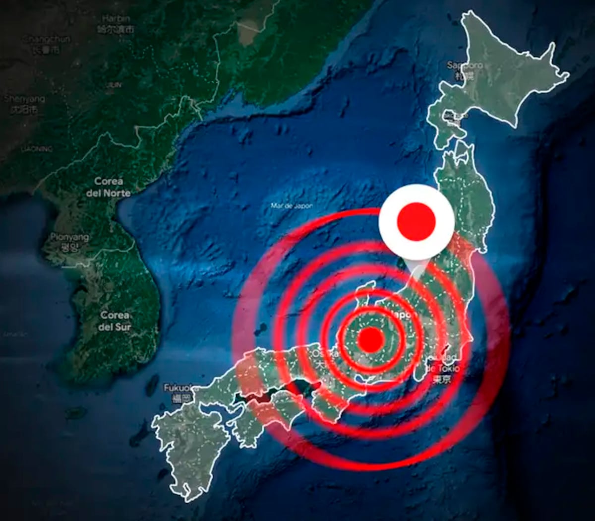 Terremoto 7,6 sacude norte de Japón: alerta de tsunami y 23.000 evacuados