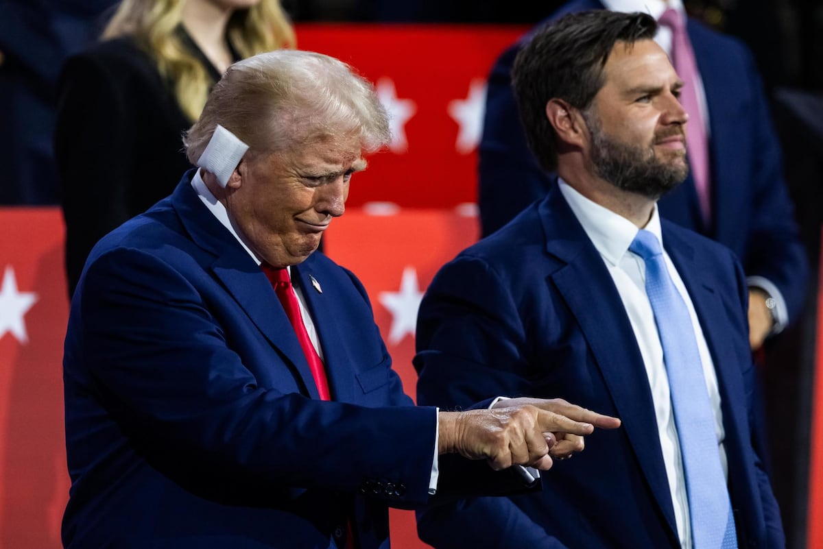 Trump hace su primera aparición pública luego del atentado